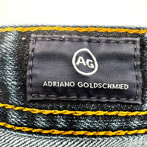 ADRIANO GOLDSCHMIED Men's 40x32 Graduate Tailored Leg Dark Wash‎ Blue Jeans AG - Picture 5 of 11
